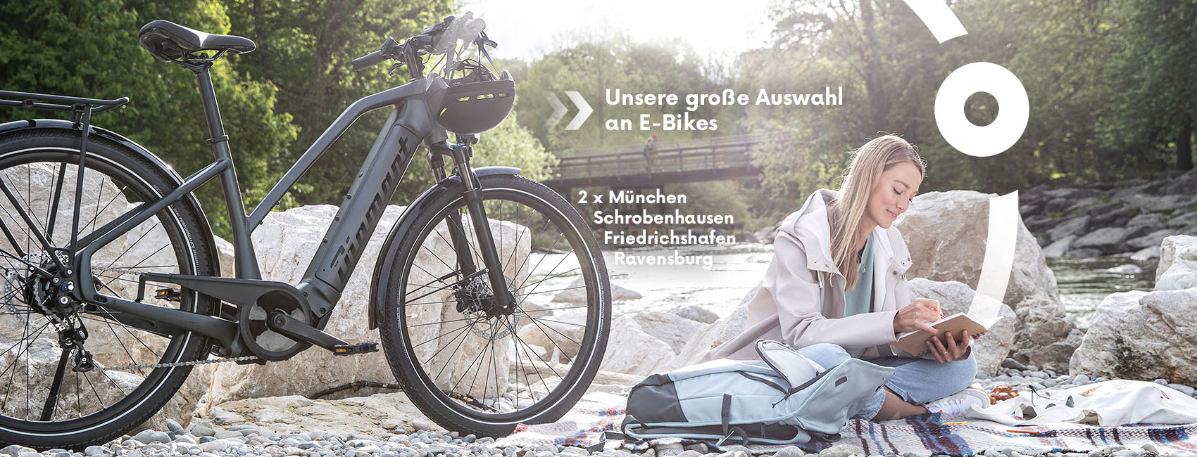 E-Bike Auswahl - München - Schrobenhausen - Ravensburg - Friedrichshafen