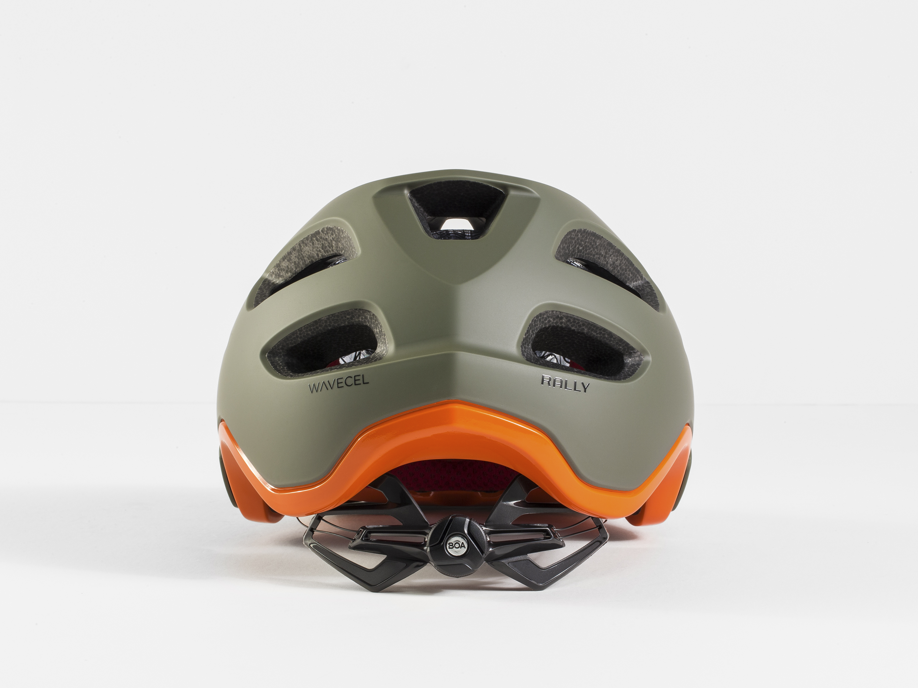 Fahrradhelm Bontrager Rally WaveCel olivgrün