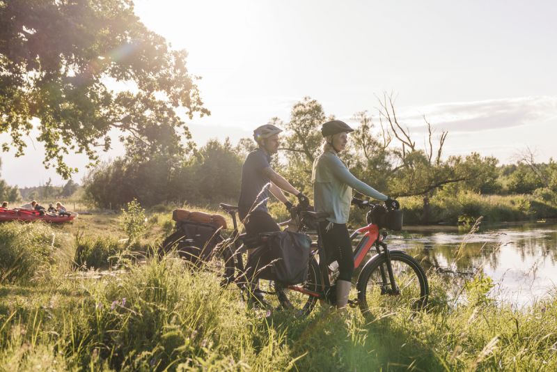 Auf einer E-Bike Tour